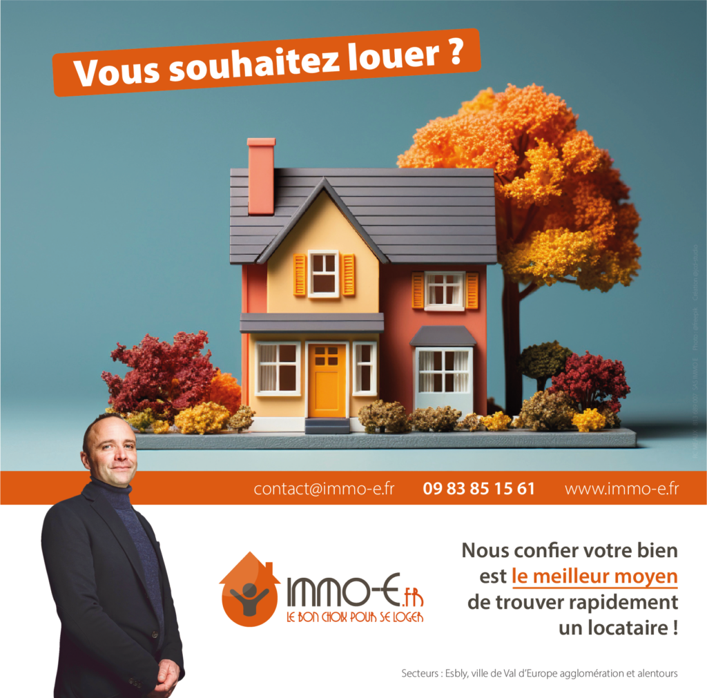 Affiche vendez votre bien immobilier Esbly 77